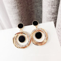 Shangjie OEM aretes Wholesale 925 Silver Needle Fashion Gold Plated Earrings Jewelry Crystal Star Earrings Trendy Earrings